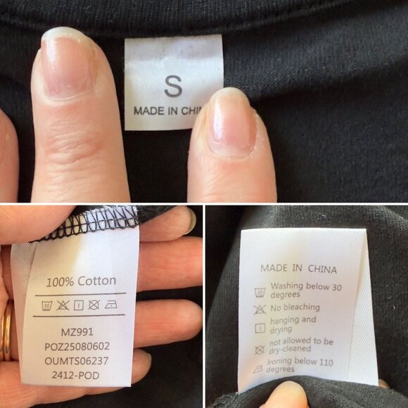 Theater Star Graphic T Shirt Size S Black Cotton Short Sleeve Top Spacecore - Picture 8 of 12